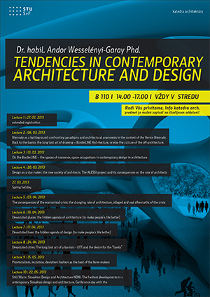 prednášky o architektúre
