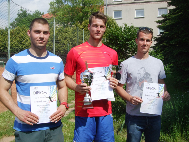 Majstrovstvá v tenise o pohár rektora STU 2015 - dvojhry študentov