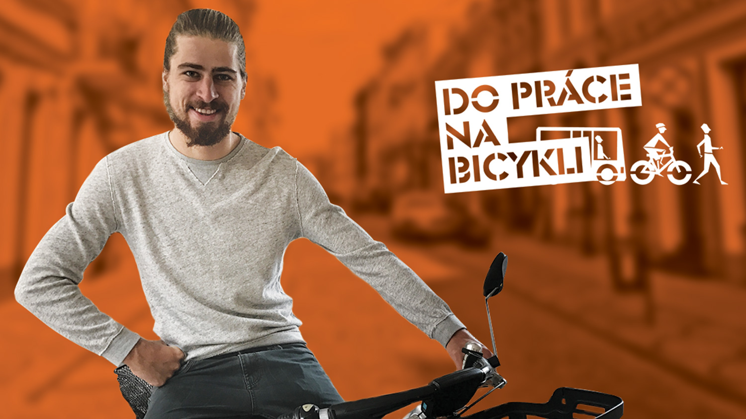 Do práce na bicykli.