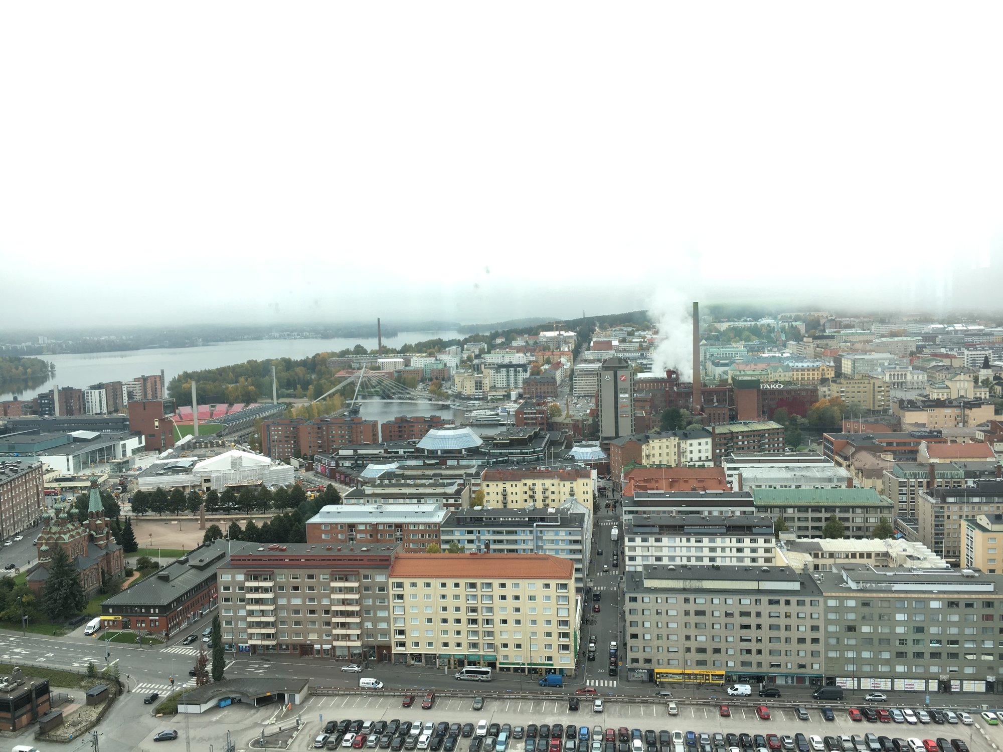 Výhľad na mesto Tampere