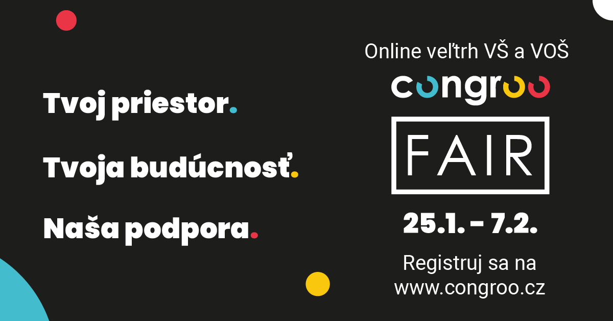 Online veľtrh vysokých škôl Congroo Fair