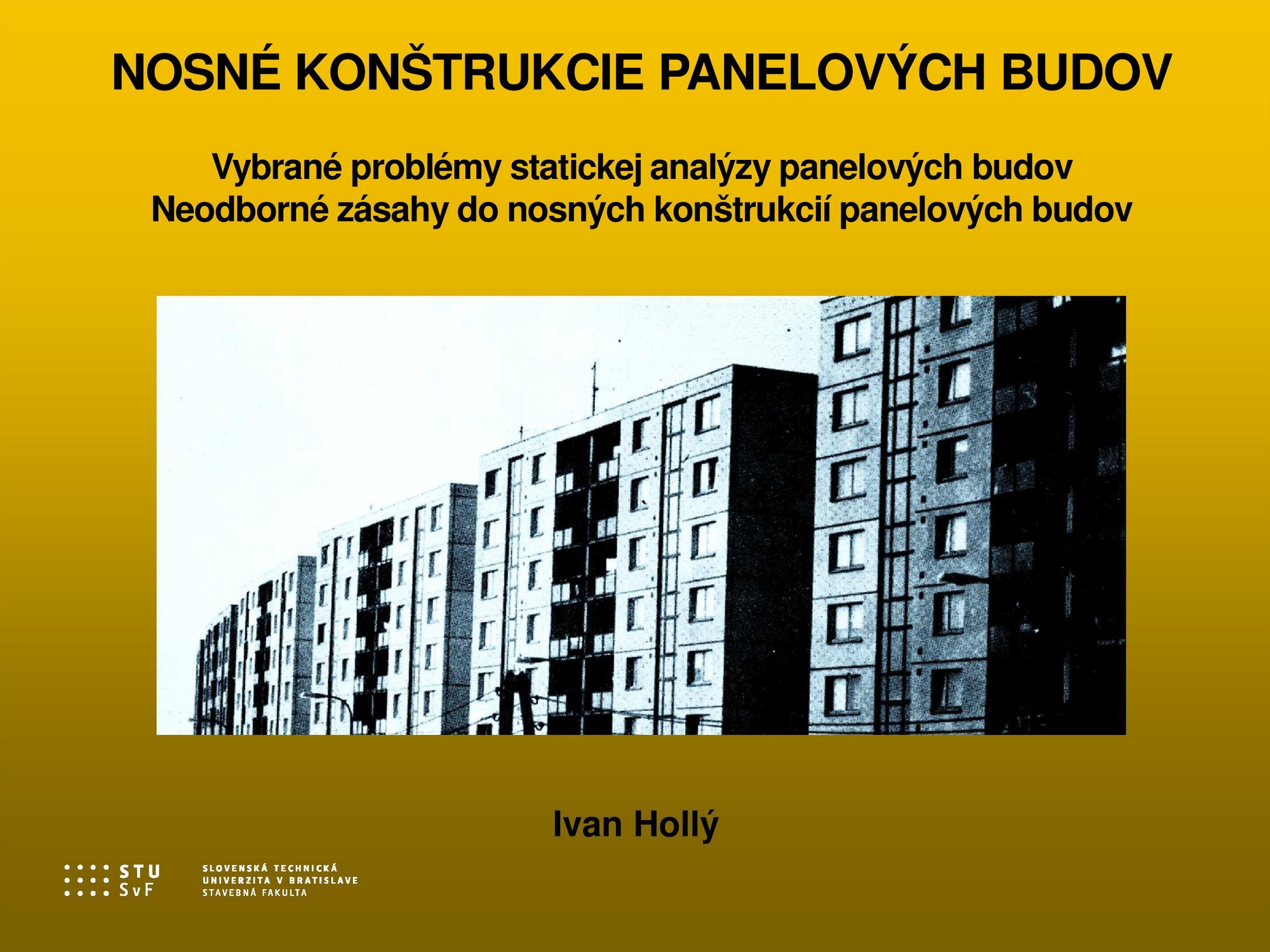 Nosné konštrukcie panelových budov