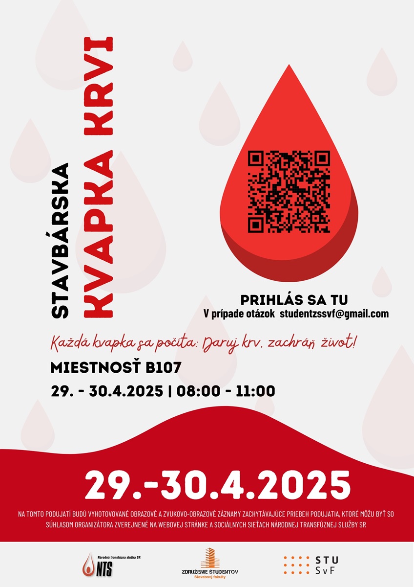 Stavbárska kvapka krvi 2025