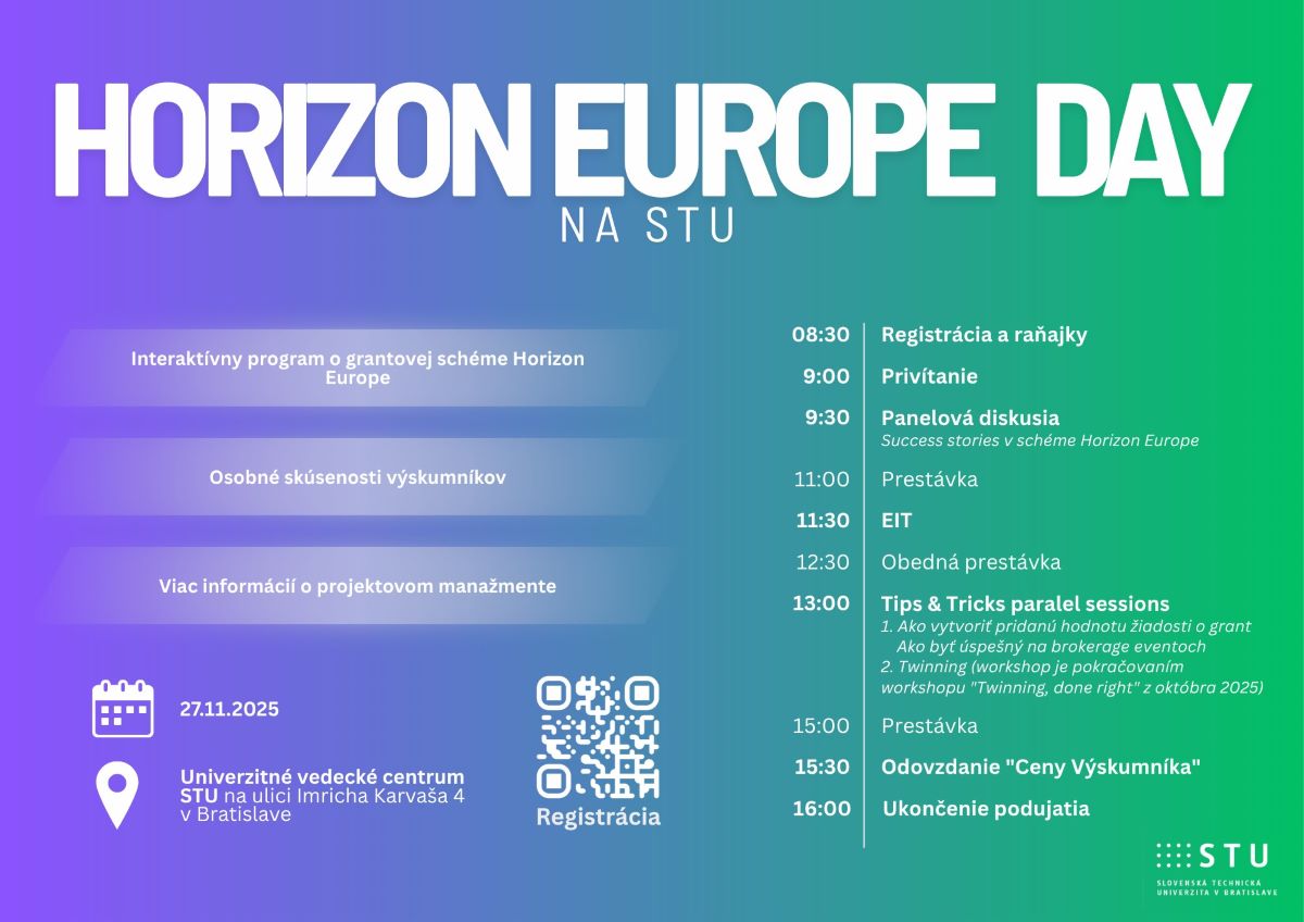 Plagát Horizon Europe Day