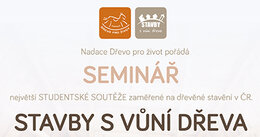 Seminár súťaže Stavby s vôňou dreva 2019