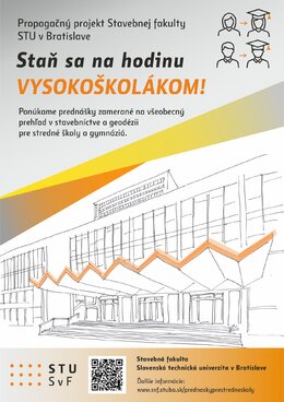 Nový projekt SvF: Staň sa na hodinu vysokoškolákom!