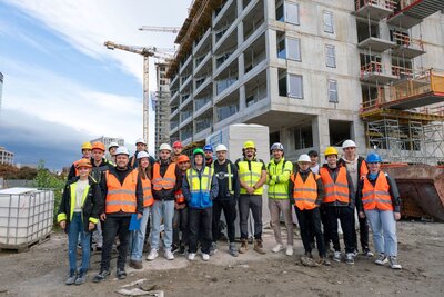 Študenti technológie stavieb navštívili zaujímavé stavby aj v zimnom semestri