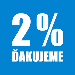 2 % zo svojich daní