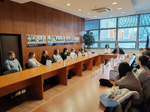 V rámci projektu minierasmus našu fakultu navštívili stredoškoláci - Img 20231120 090716