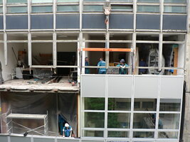 Rekonštrukcia fasády výškovej budovy