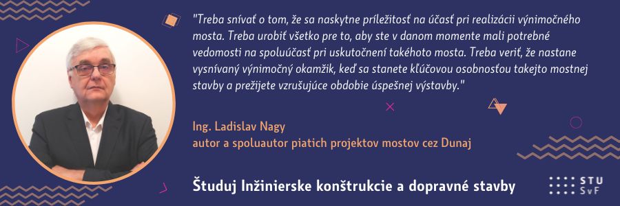 Študuj Inžinierske konštrukcie a dopravné stavby