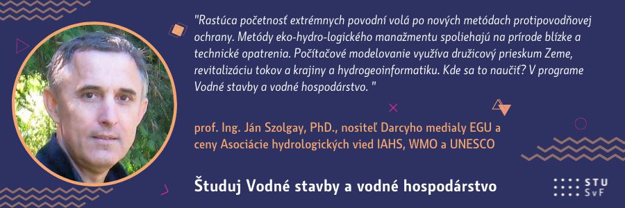 Študuj Vodné stavby a vodné hospodárstvo