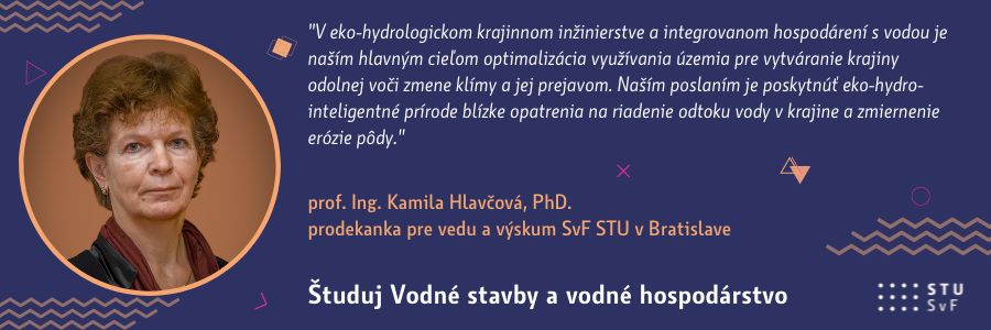 Študuj Vodné stavby a vodné hospodárstvo