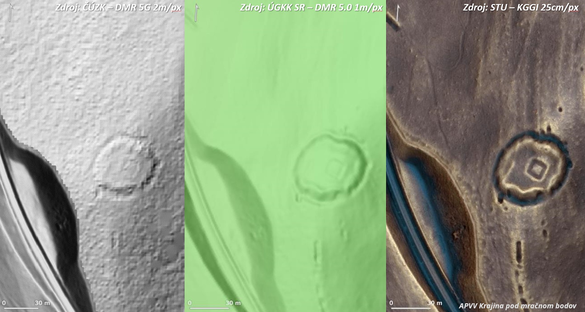 Porovnanie kvality dát leteckého laserového skenovania (LIDAR)